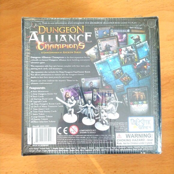 Dungeon Alliance & Champions & Adventure Pack Expansions Quixotic G Board Game‎ - Picture 6 of 12